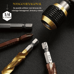 Adaptador Chuck con Acoplamiento Rápido - Magnético