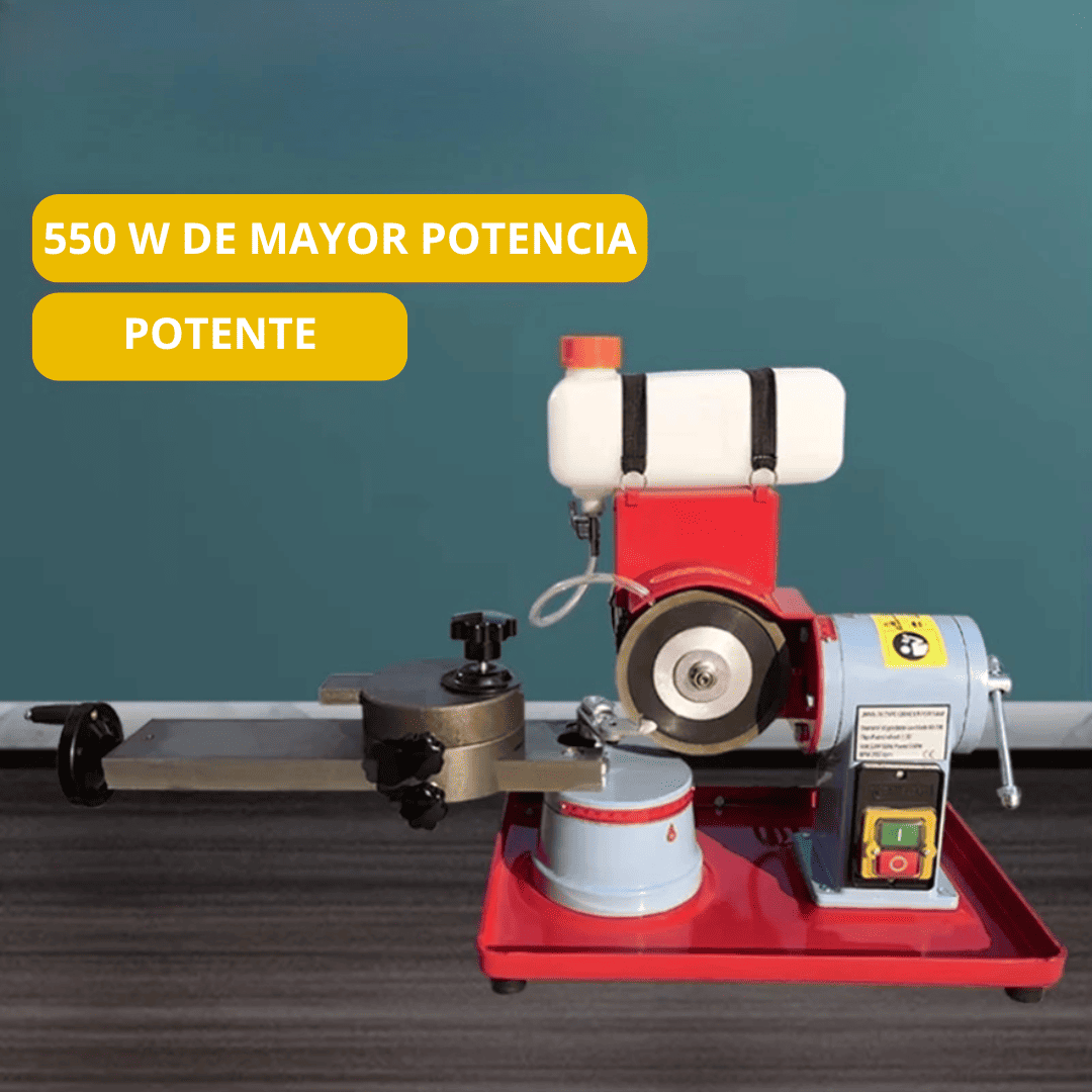 Máquina Afiladora de Discos Diamantados y Discos de Sierra – Afilado Profesional en Seco y con Agua