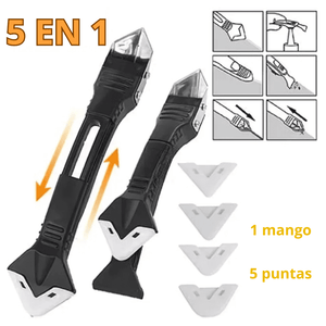 Set 5 en 1 y 8 en 1 Aplicador y Removedor de Silicona – Acabado Profesional