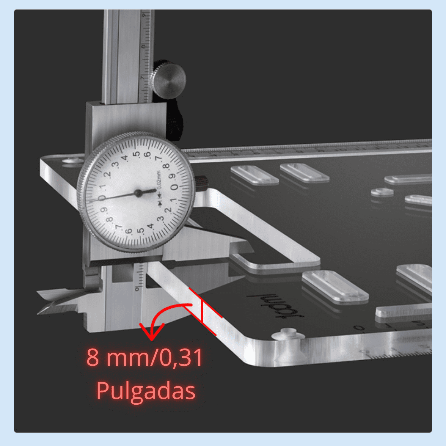 Placa Guía Imbot para Router y Sierra Circular (5” y 6”)
