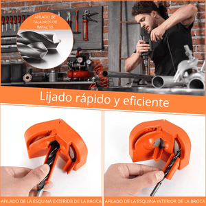 Afilador de Brocas de Doble Hoja – Versátil y Compacto