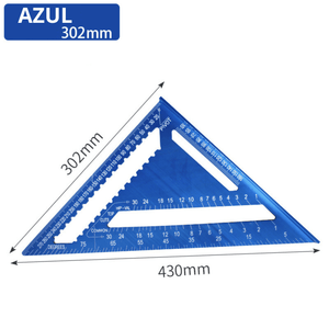 Escuadra Rápida de 12" en Aluminio Alto Relieve