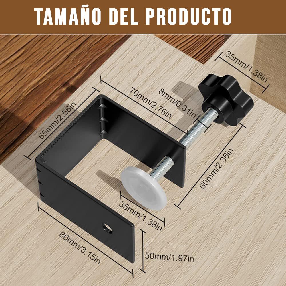 Abrazadera de Fijación XL para Tapa de Cajones PRO de 2.8mm