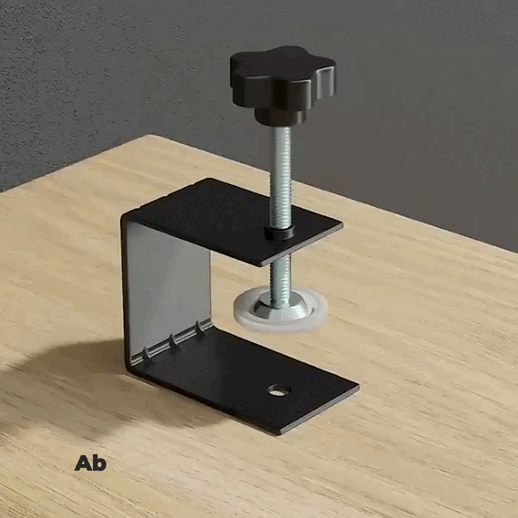 Abrazadera de Fijación XL para Tapa de Cajones PRO de 2.8mm