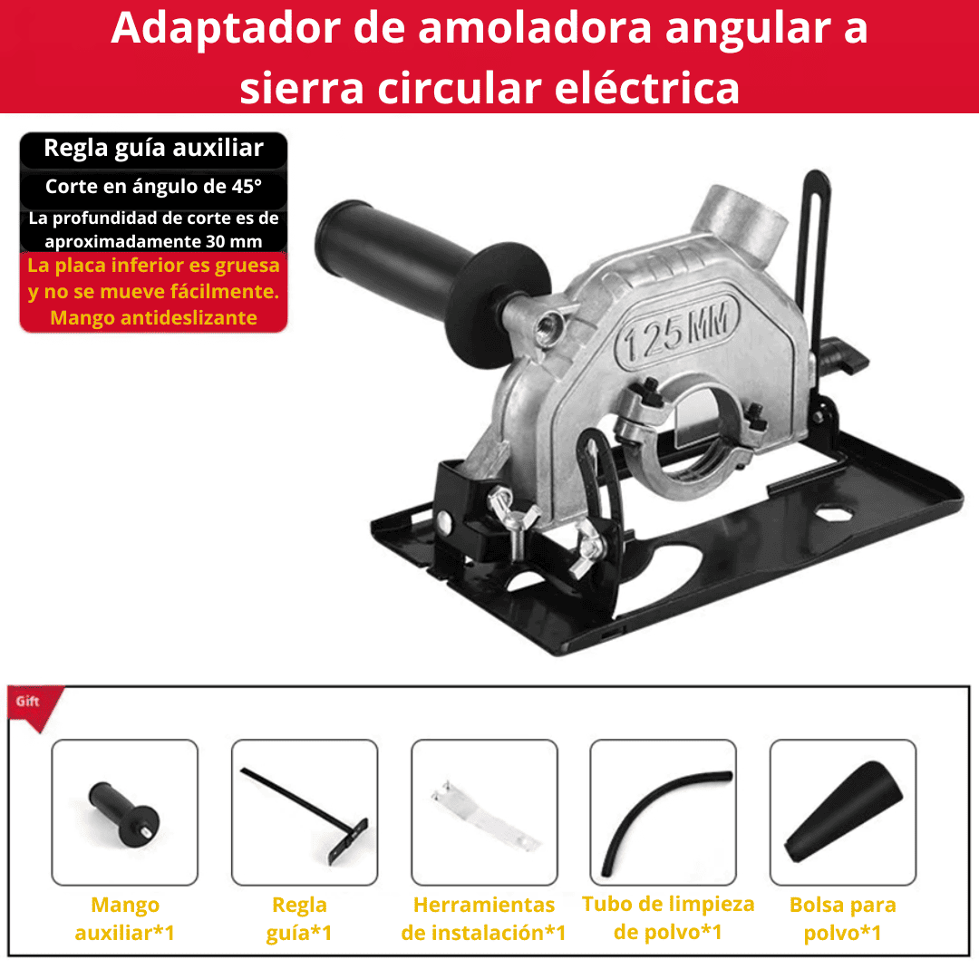 Adaptador para Amoladora a Sierra Circular