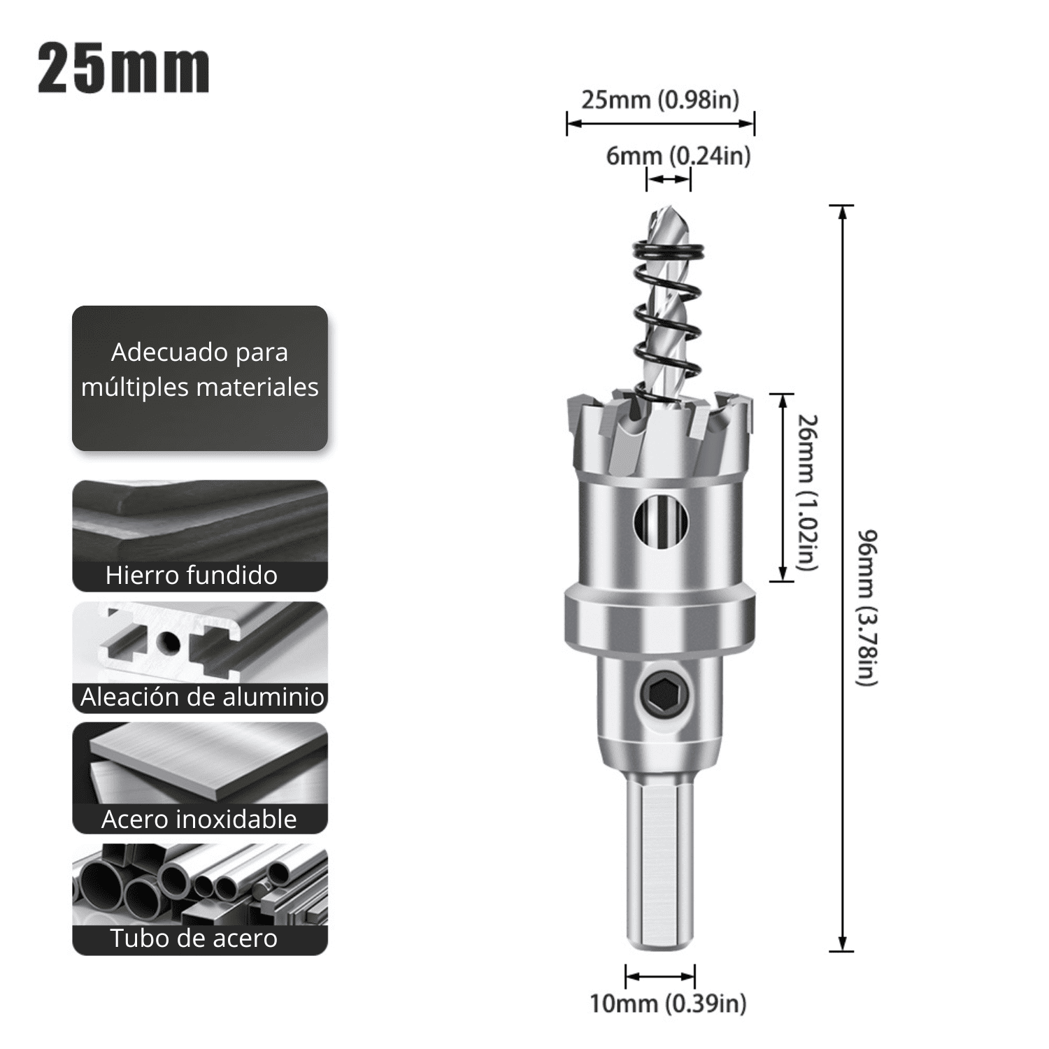 Brocas Copa Carburadas PRO – Precisión extrema en metal