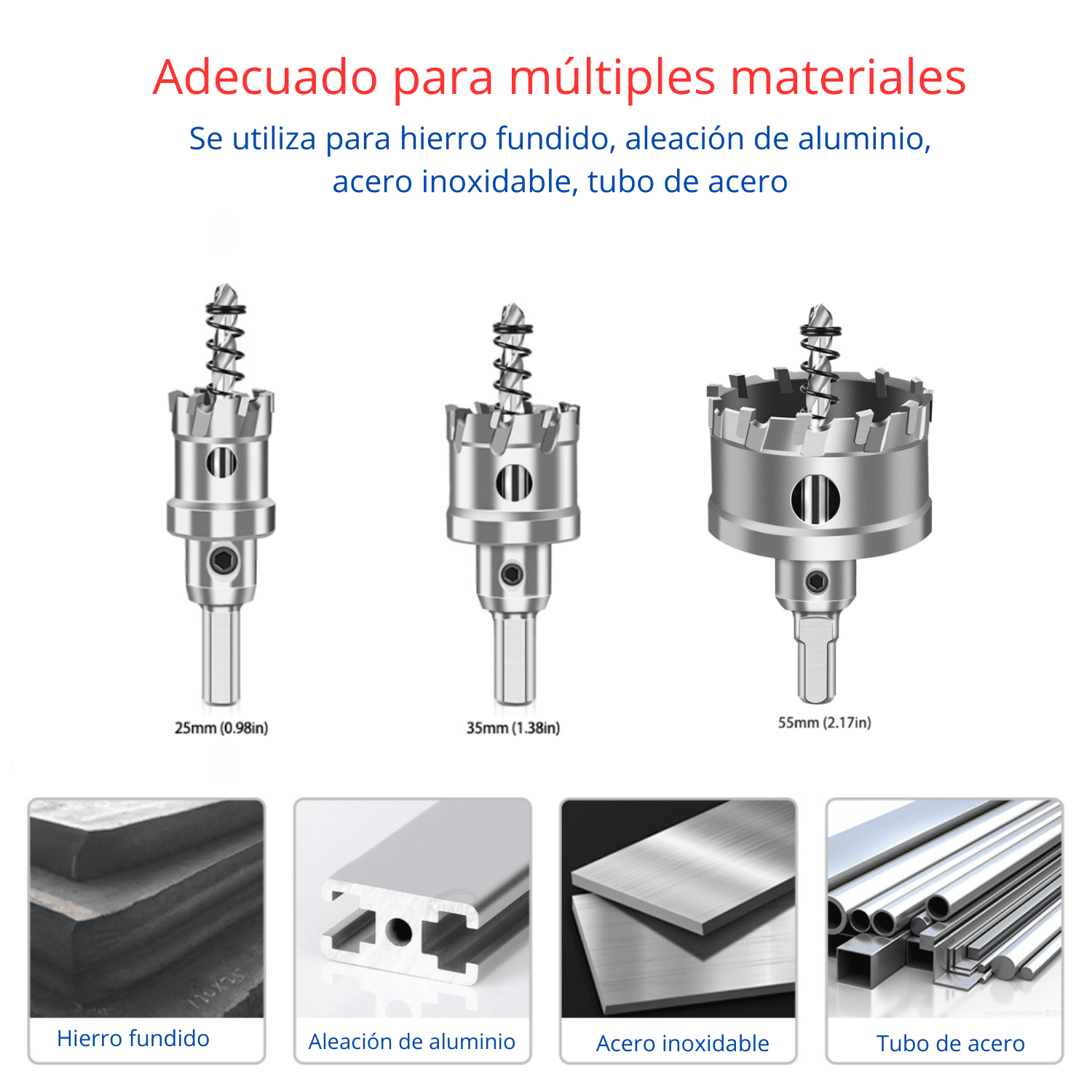 Brocas Copa Carburadas PRO – Precisión extrema en metal