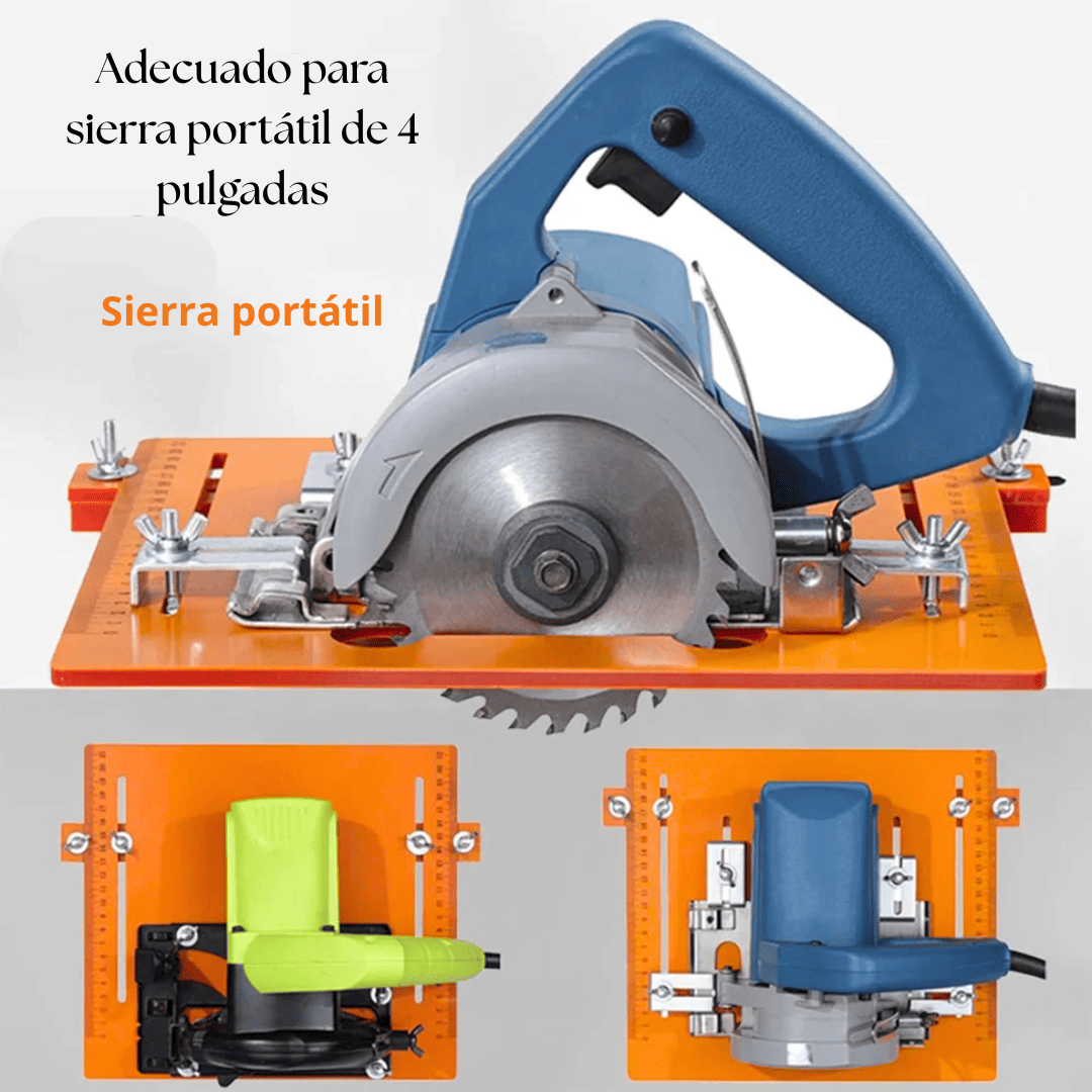 Placa Guía para Router y Sierra Circular de 4 Pulgadas