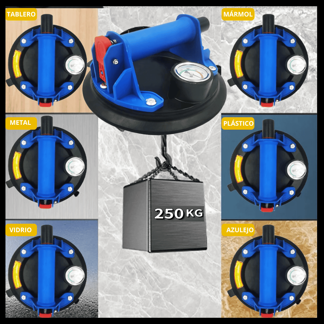 Ventosa Profesional de 8'' – Capacidad de Carga Hasta 250 kg