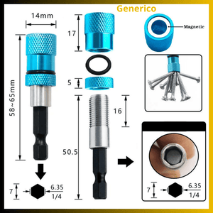 Extensión Magnética con Tope a Medida – Control Total y Profundidad Precisa al Atornillar