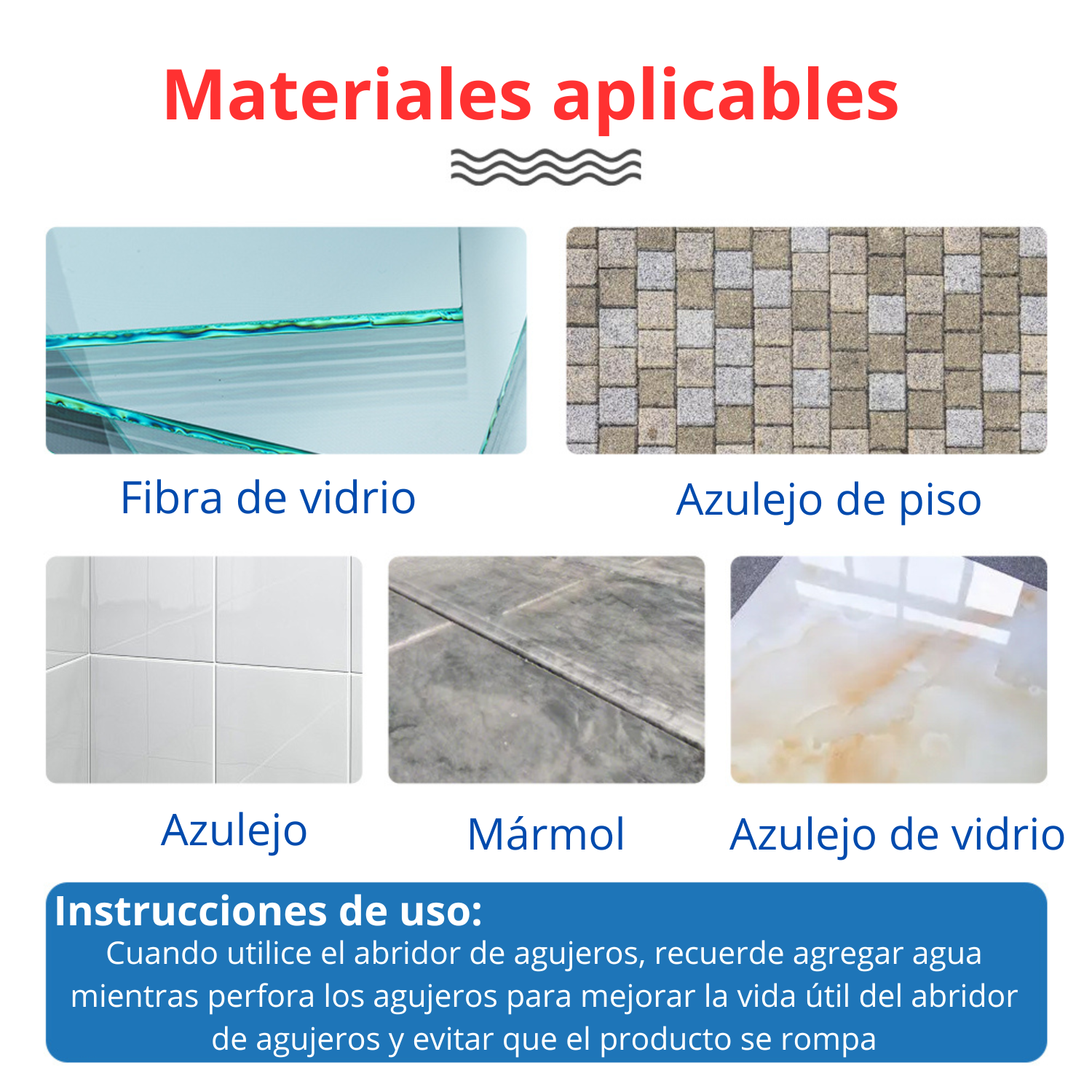 Broca Diamantada con Sistema Guía – Alta Precisión y Corte Afilado