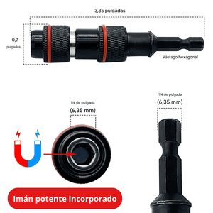 Extensión Magnético con Cabeza Móvil PRO – Precisión y Flexibilidad en Espacios Reducidos