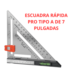 Escuadra Rápida PRO 7" y 12" – Tipo Carpintero