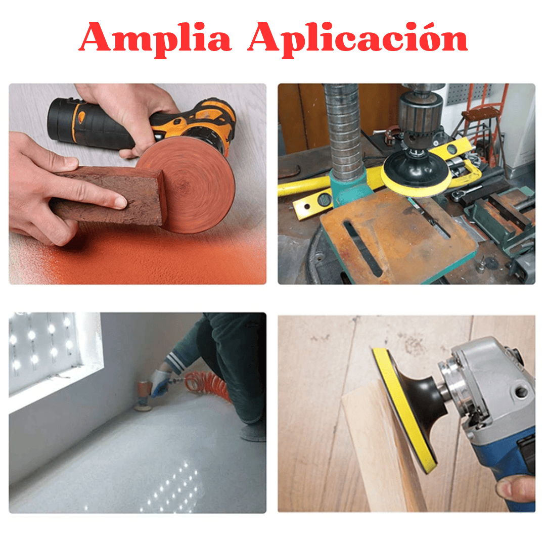 Soporte para Disco de Pulido 100mm – Conexión M14 para Pulidoras y Taladros