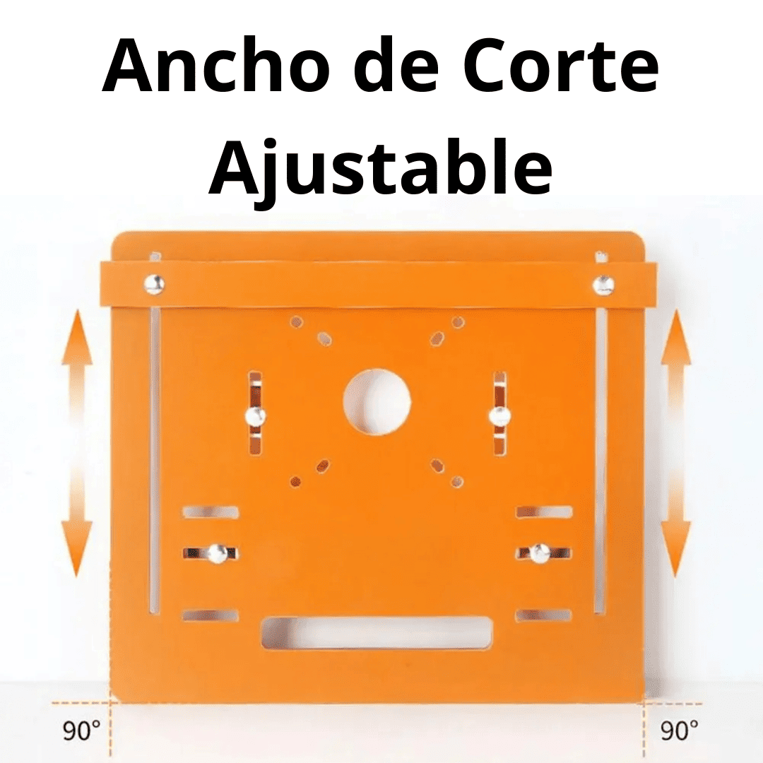 Placa Guía para Router y Sierra Circular de 4 Pulgadas