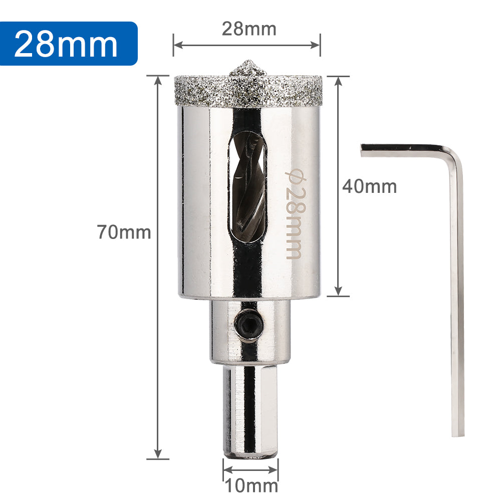 Broca Diamantada con Sistema Guía – Alta Precisión y Corte Afilado