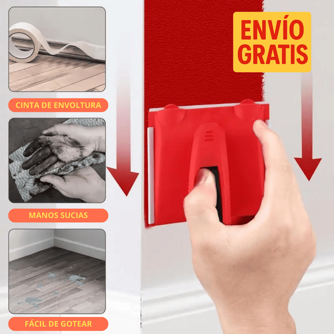 Set 4 uds Brocha para Bordes y Esquinas de Látex – Acabados Profesionales sin Marcas