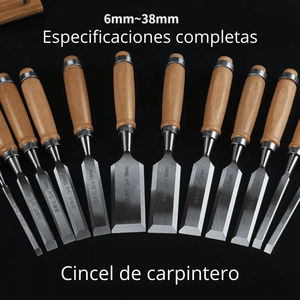 Cincel de Tallado para Madera Set 12Pcs