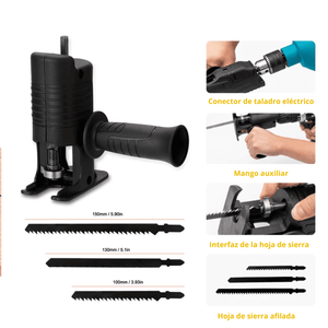 Adaptador PRO para Taladro Eléctrico a Sierra Caladora
