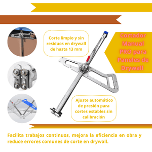 Cortador Manual PRO para Paneles de Drywall
