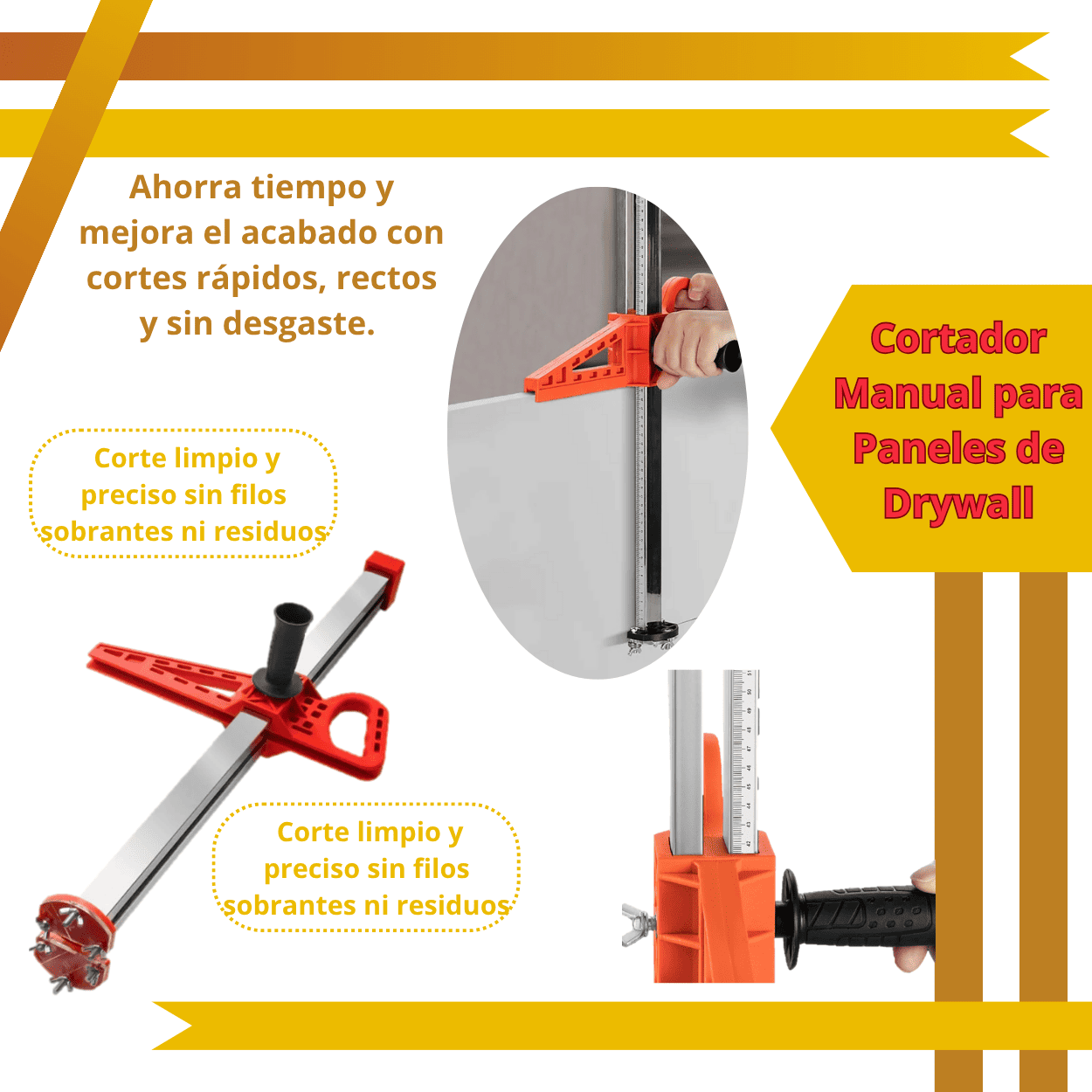 Cortador Manual para Paneles de Drywall