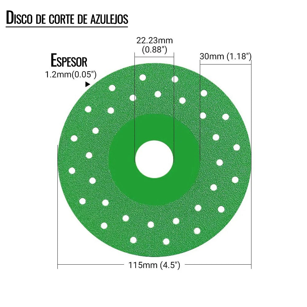 Disco Super - Fino Con Avance Turbo de 115mm