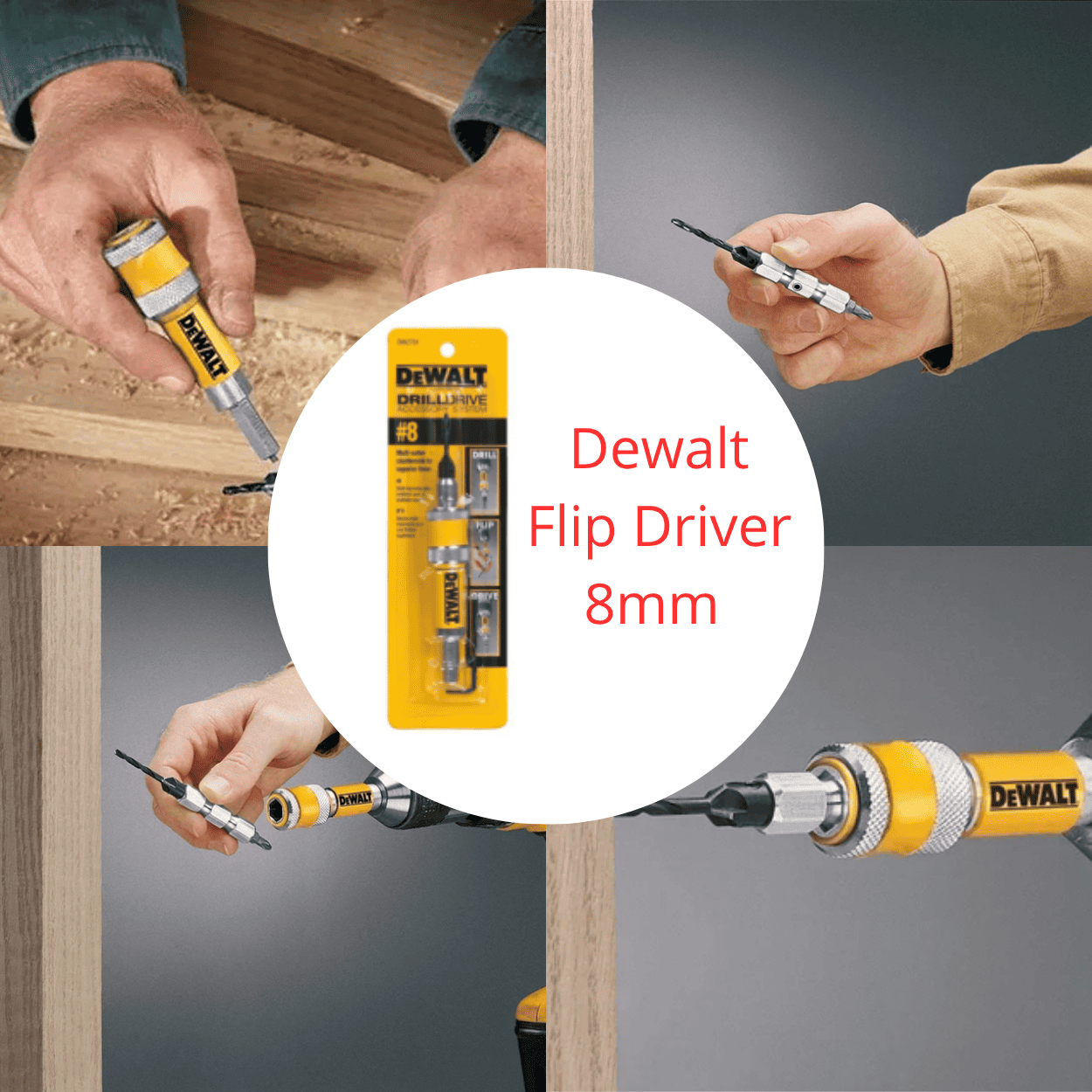 Avellanador & Atornillador Reversible DeWalt de 8 mm- DW2701