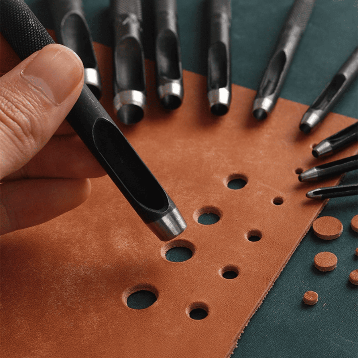 Broca Avellanadora de 8mm + Sacabocado de 8mm