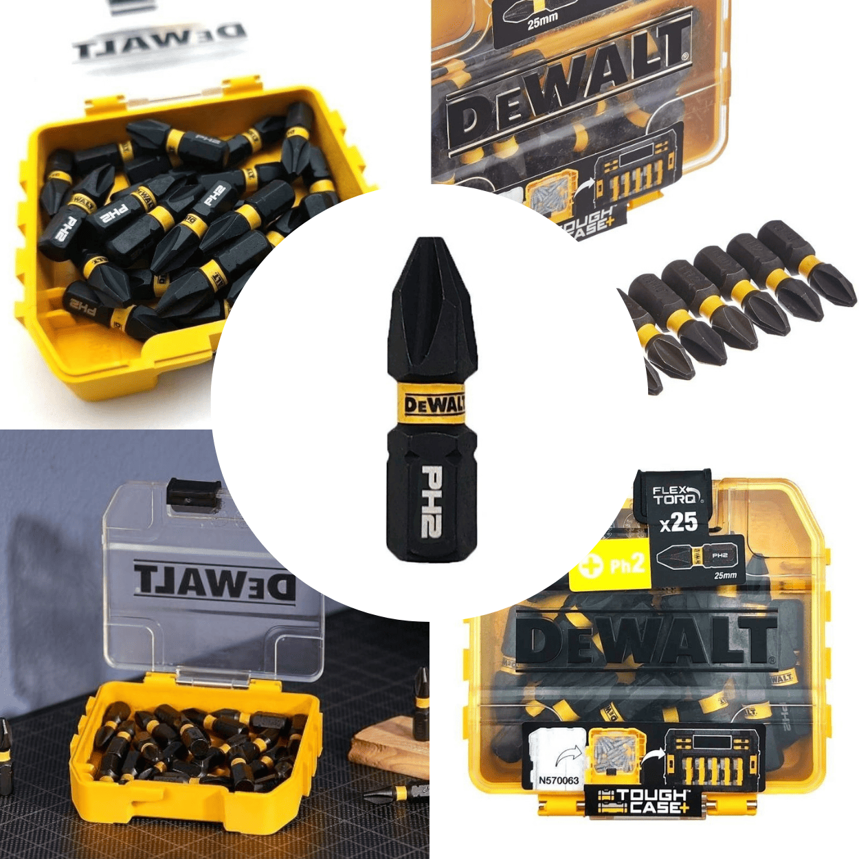 Punta de Impacto PH2 x 25 mm DEWALT FLEXTOR