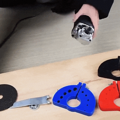 Adaptador en ABS para Afilar Brocas con Amoladora – Modelo “U”