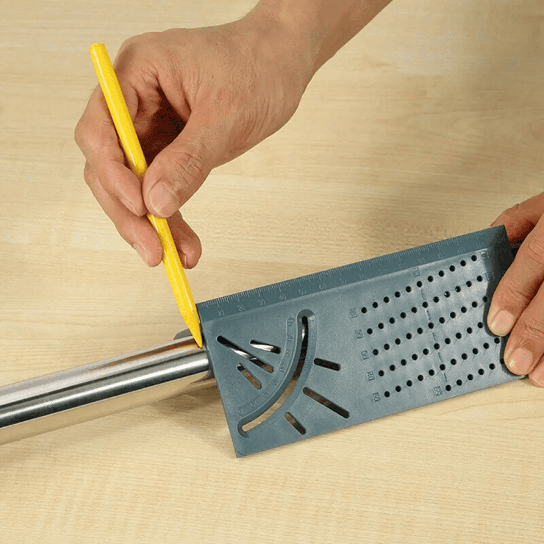 ESCUADRA 3D MULTIUSO – Variante en ABS o en Aluminio de Alta Precisión