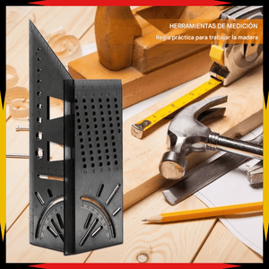 ESCUADRA 3D MULTIUSO – Variante en ABS o en Aluminio de Alta Precisión