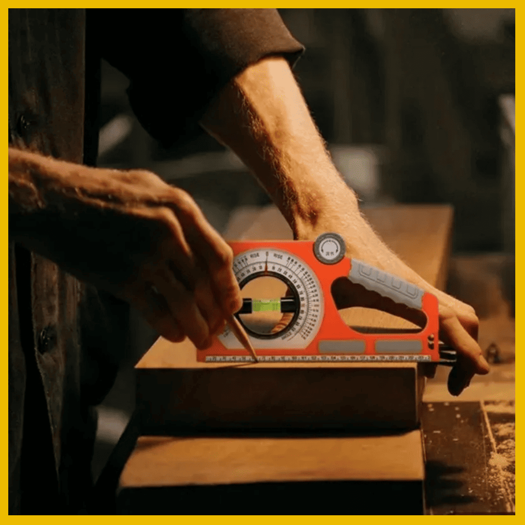 Inclinómetro PRO para Medir Pendientes – Precisión Mecánica sin Baterías