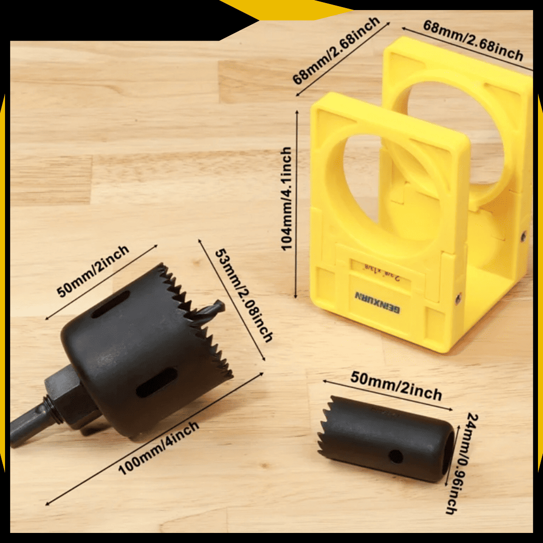 Kit de Instalación de Cerradura PRO – Para puertas de Madera