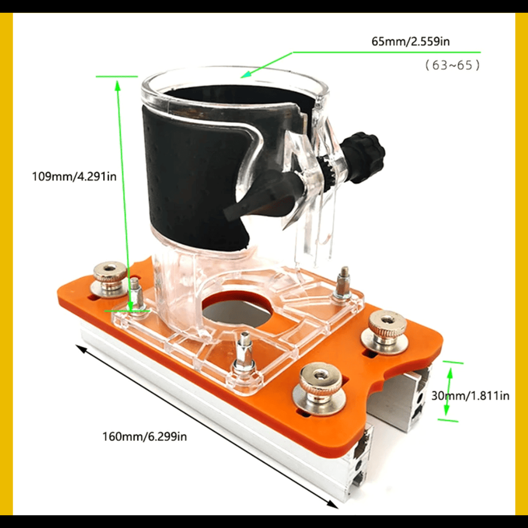 Base para Ruteadora – Set Completo para Conector Invisible