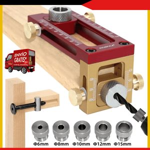 Plantilla Guía 2 en 1 para Ensambles con Pernos – Precisión Profesional con 5 Guías Incluidas