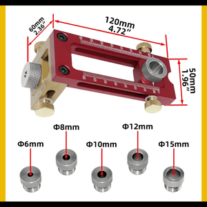 Plantilla Guía 2 en 1 para Ensambles con Pernos – Precisión Profesional con 5 Guías Incluidas