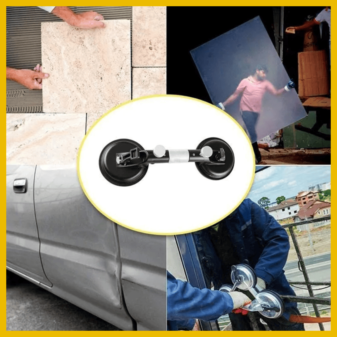 Ventosa Doble Ajustable para Azulejos y Vidrio
