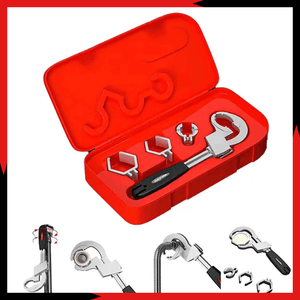 Llave Gasfitería PRO 4 en 1 – Precisión y Potencia para Espacios Reducidos