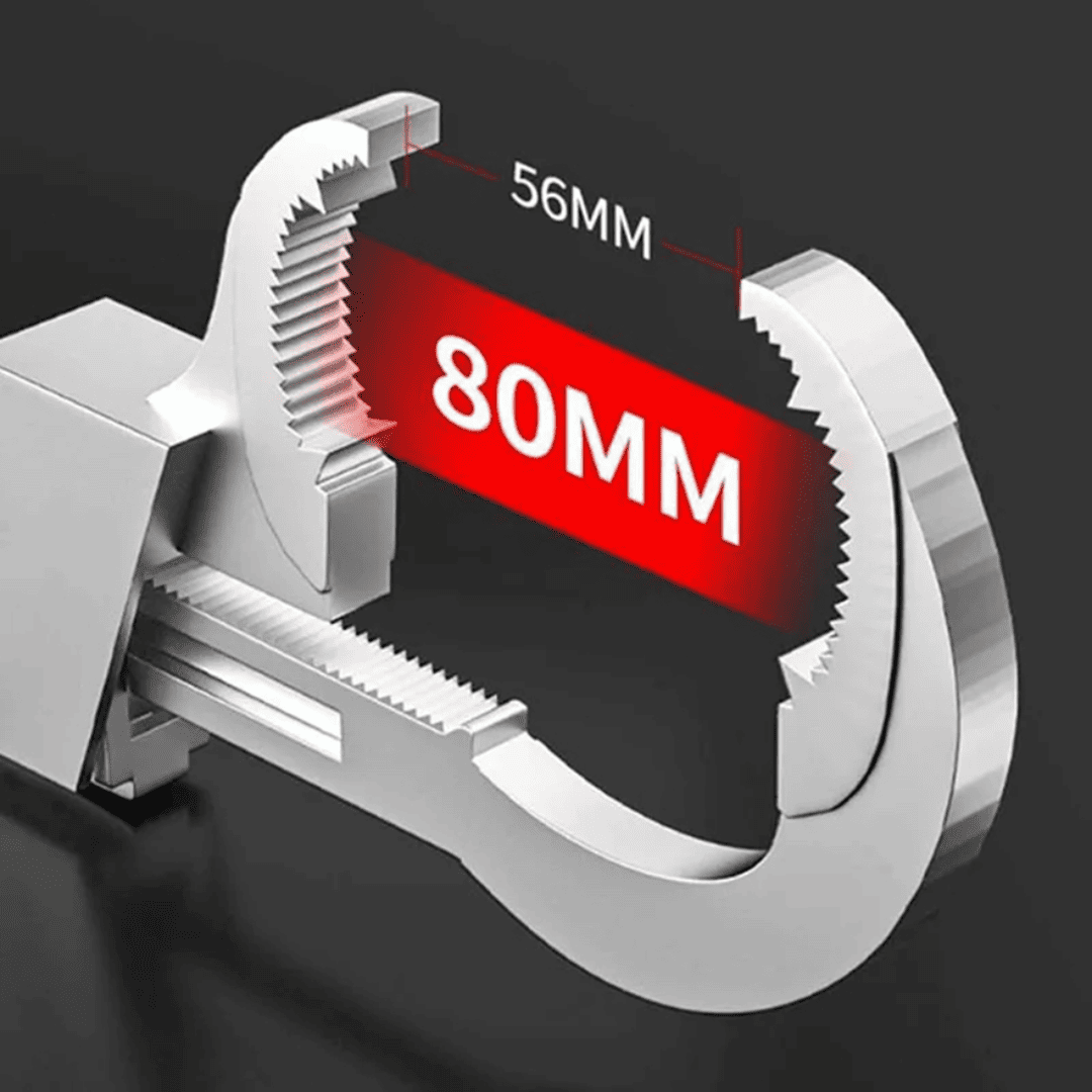Llave Gasfitería PRO 4 en 1 – Precisión y Potencia para Espacios Reducidos