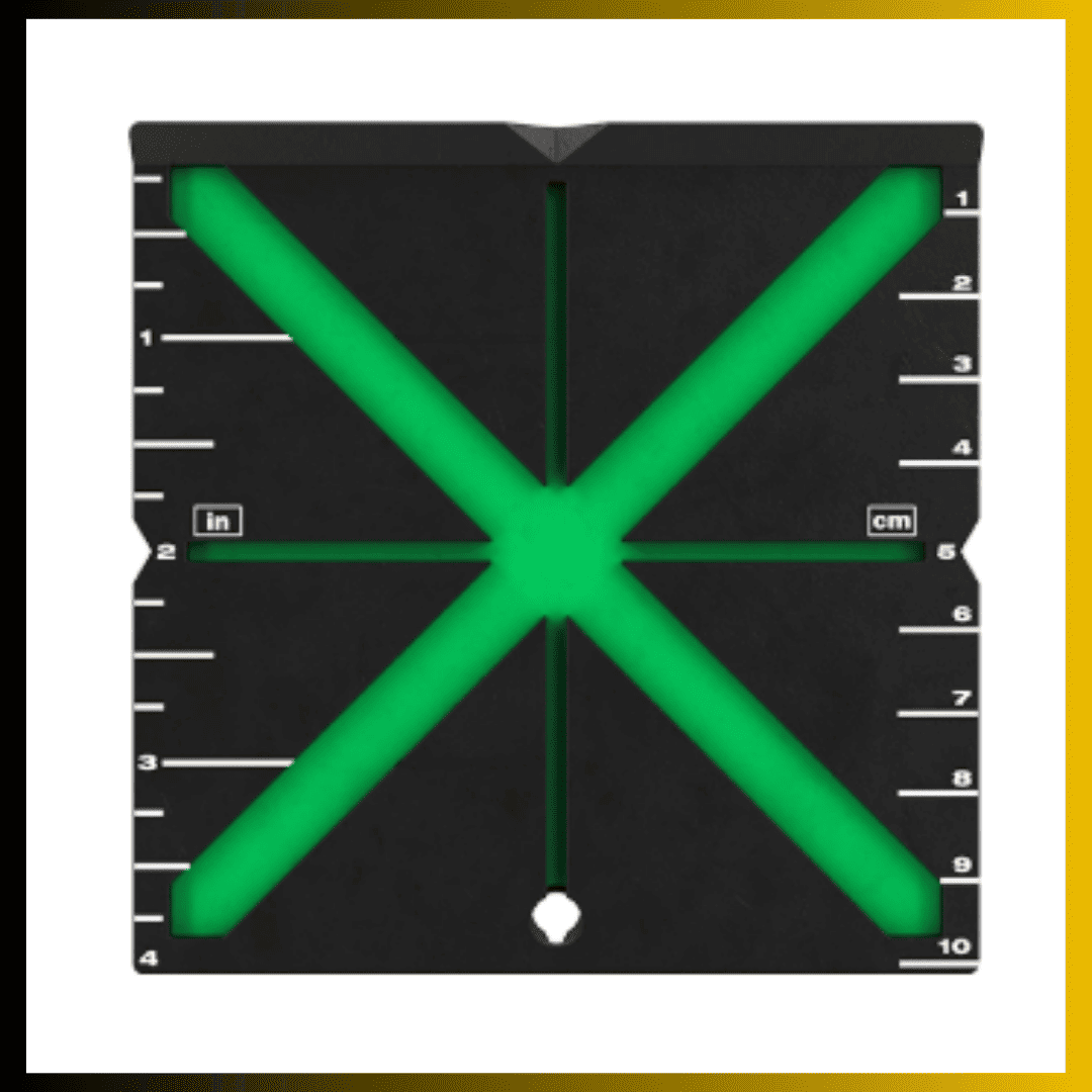 Tarjeta Magnética de Objetivo Láser Milwaukee 48‑35‑1111 – Precisión de Blanco para Láseres