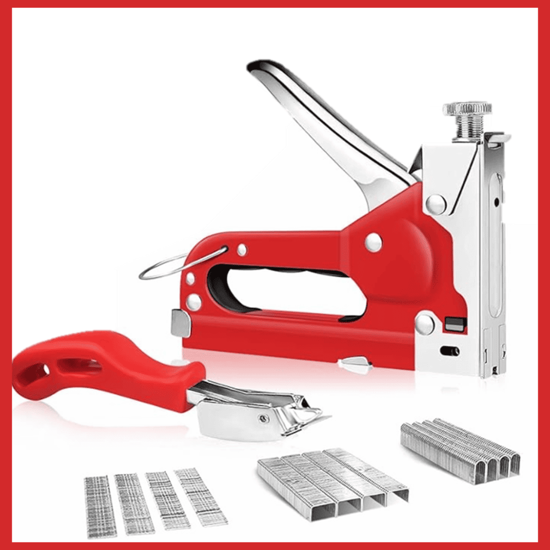Engrapadora Clavadora Manual 3 en 1 PRO – Versatilidad Total con 1200 Grapas Incluidas