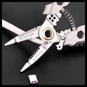 Alicate Multiuso 9 en 1 de 7” PRO – Todo en Uno para Electricistas y Bricolaje