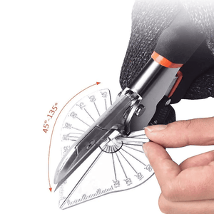 Tijera de Inglete Multiángulo PRO + 2 Hojas de Repuesto