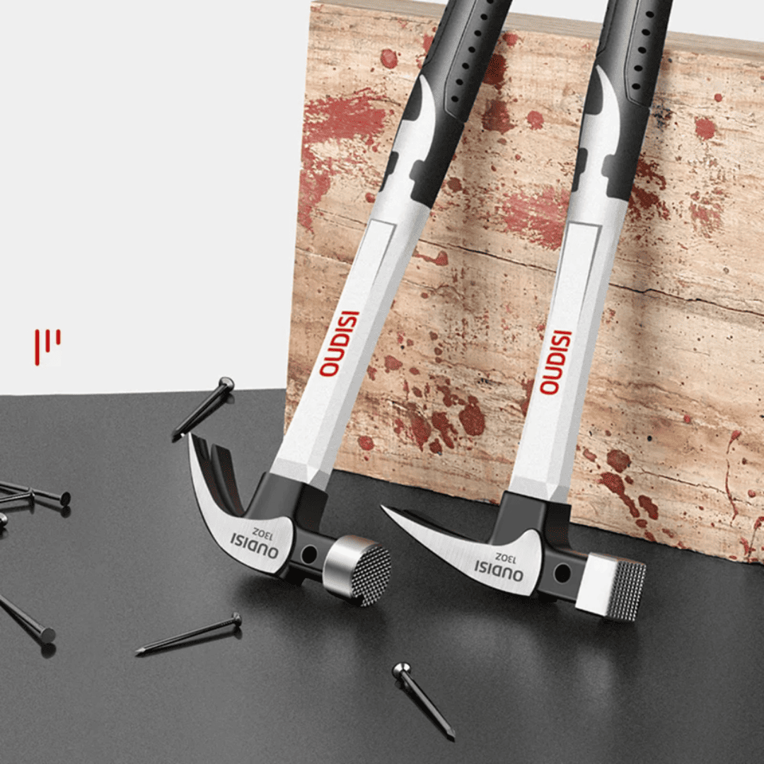 Martillo PRO con Agarre Magnético – Antideslizante y Preciso para Carpintería Profesional