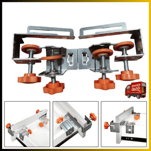 Abrazadera 2 en 1 para Tapa de Cajón y Corredera – Set de 2 Piezas de Precisión para Armado Rápido