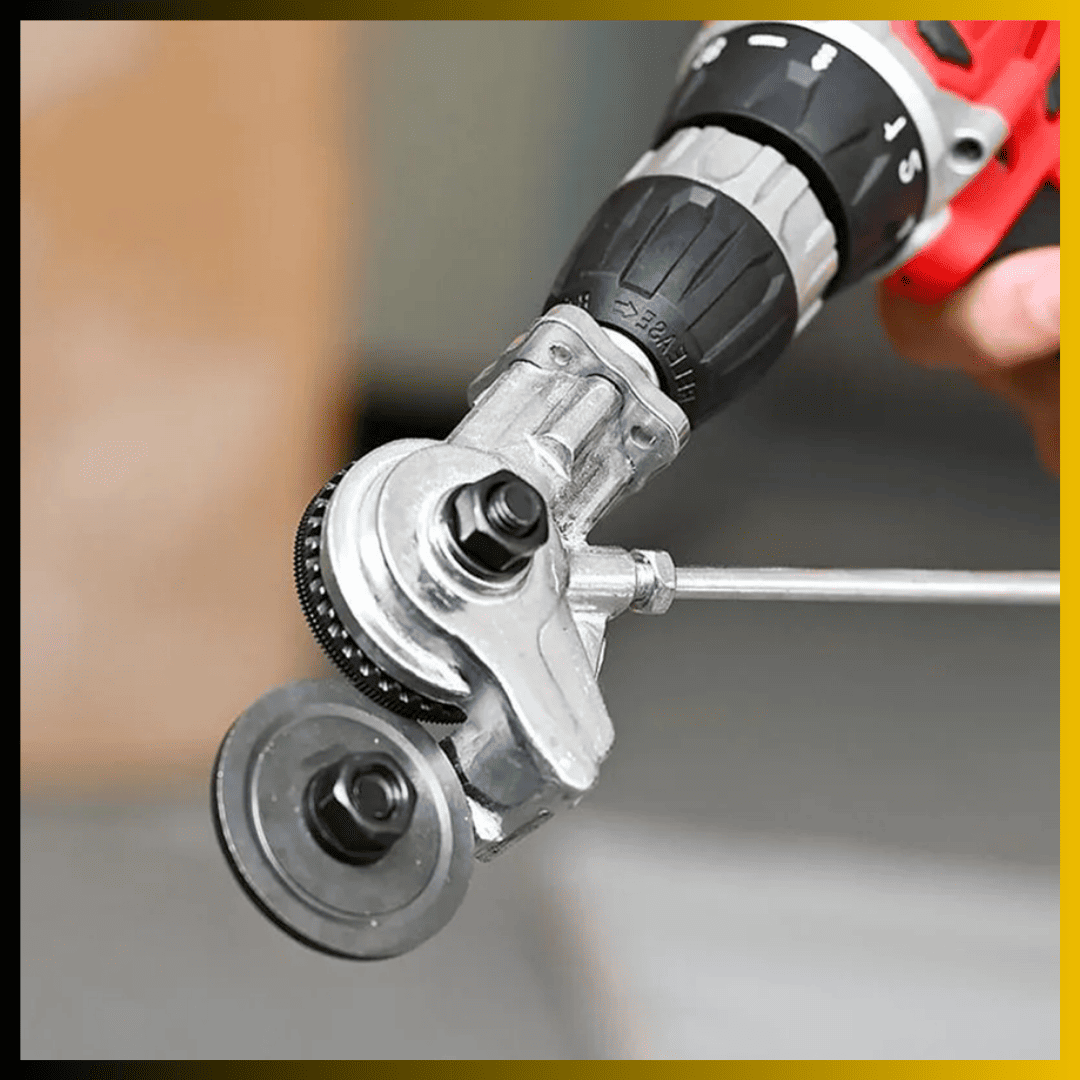 Adaptador de Corte automático de lata y Calamina para Taladro