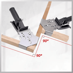 Prensa Esquinera de Acero con Liberación Rápida – Fijación Precisa para Ensambles de 90°