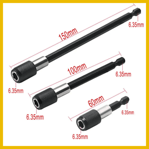 Extensión Magnética para Taladro – Set de 3 Piezas CR-V de Alta Resistencia