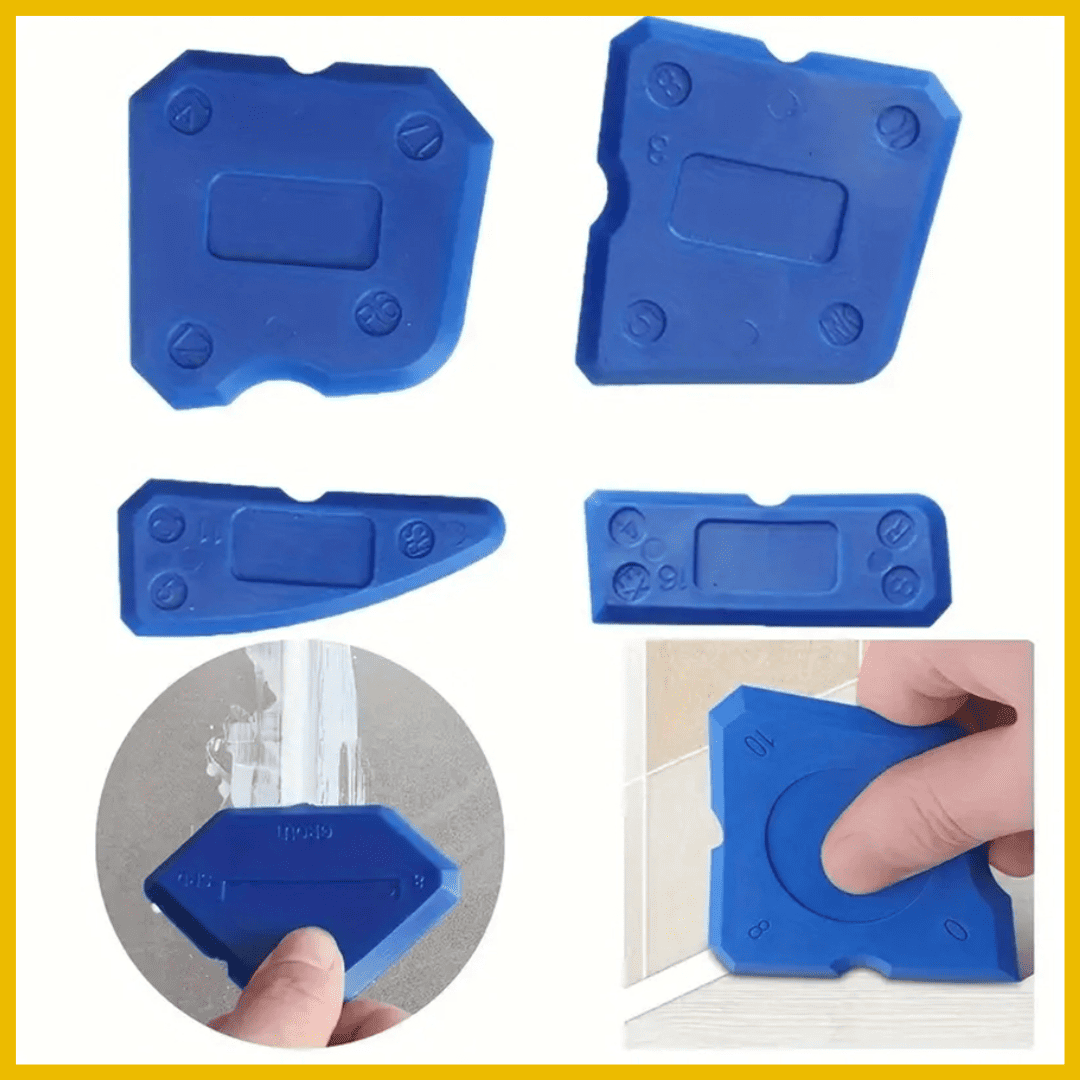 Set 5 en 1 y 8 en 1 Aplicador y Removedor de Silicona – Acabado Profesional